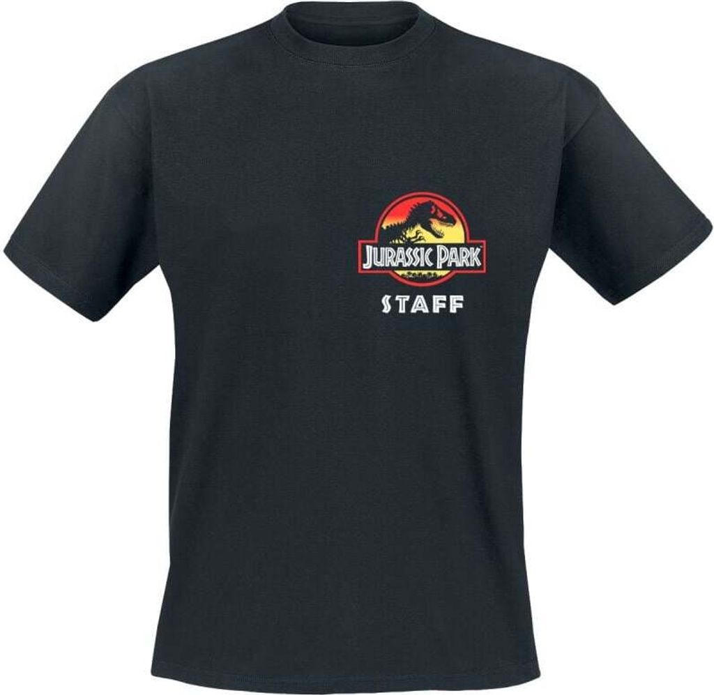 Jurassic Park T-Shirt Herren Park Ranger schwarz XXL