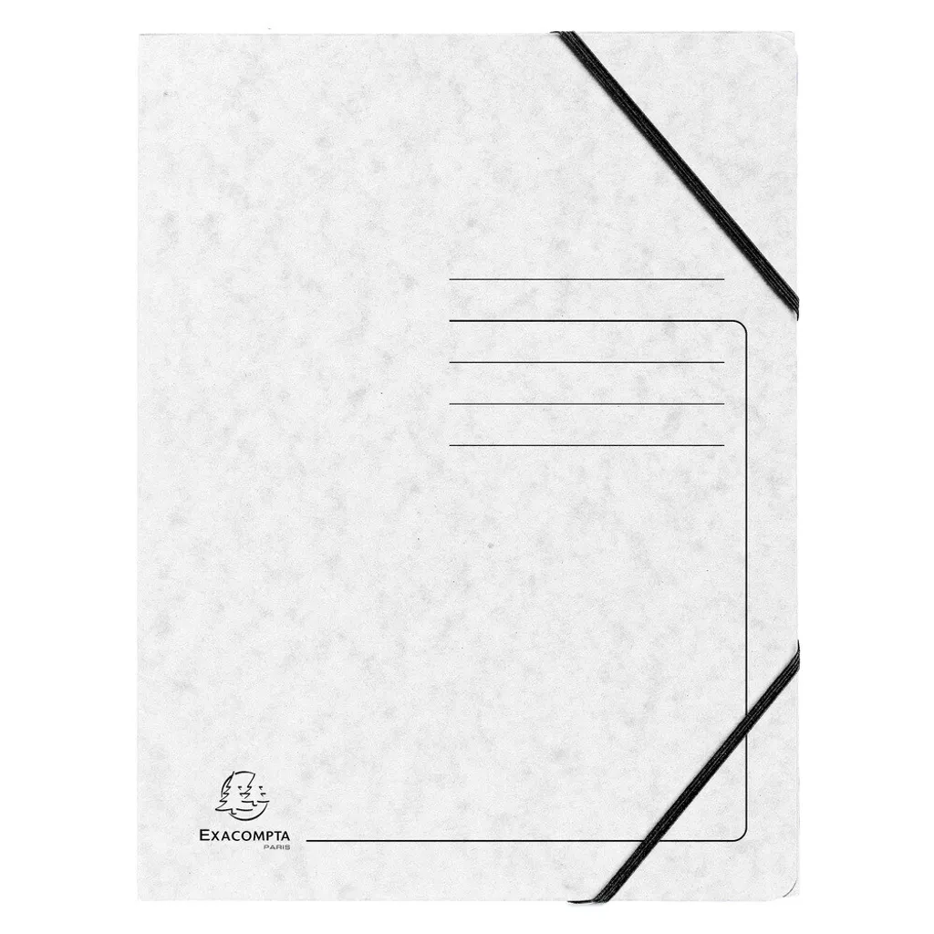 Exacompta 555406E Corbeille à Courrier Blanche - Lot de 5 Modules