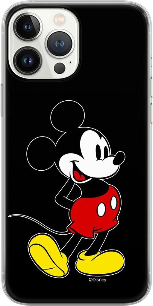Handyhülle Cover Schutzhülle Mickey 027 Disney Full Print kompatibel mit Samsung Galaxy M23 5G schwarz