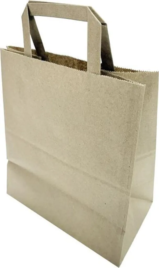 Shopper Carta Kraft Marrone Fiesta Large 250 pz - Alta Resistenza Eco