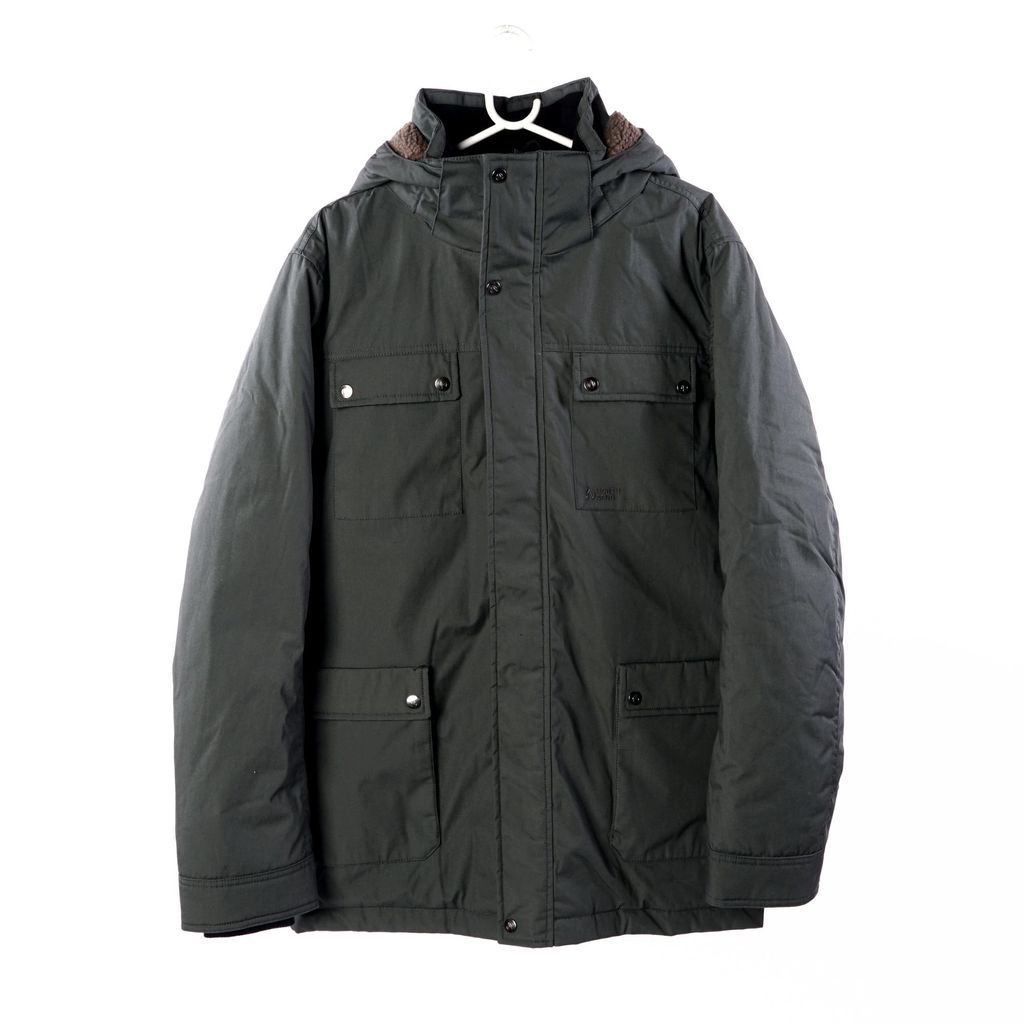North Bend Sum Parka Men Größe M Green feldgrau