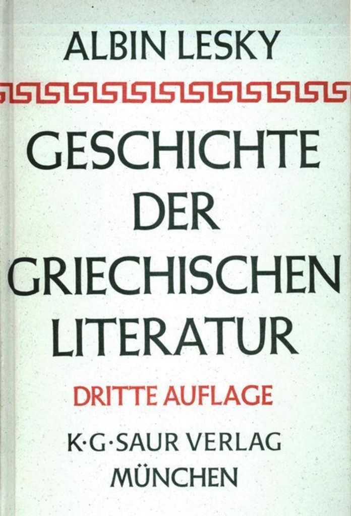 Geschichte der griechischen Literatur