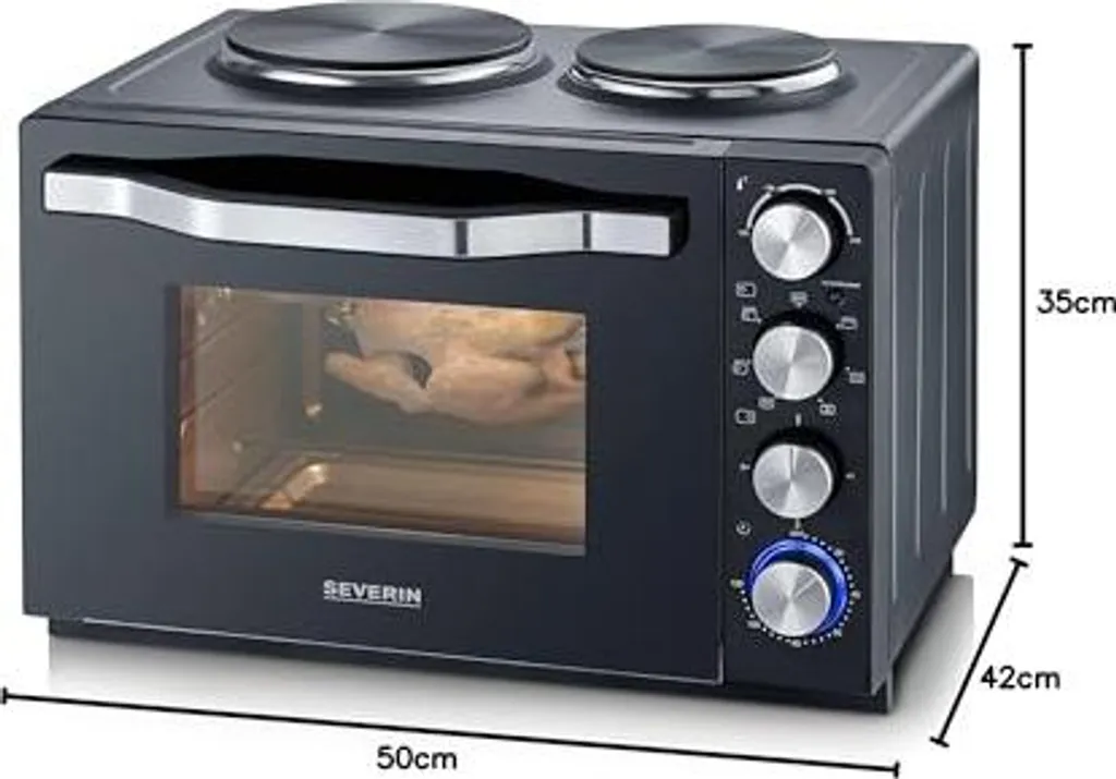 Four Severin TO 2074 à Chaleur Tournante et Plaques de Cuisson 30L - 19