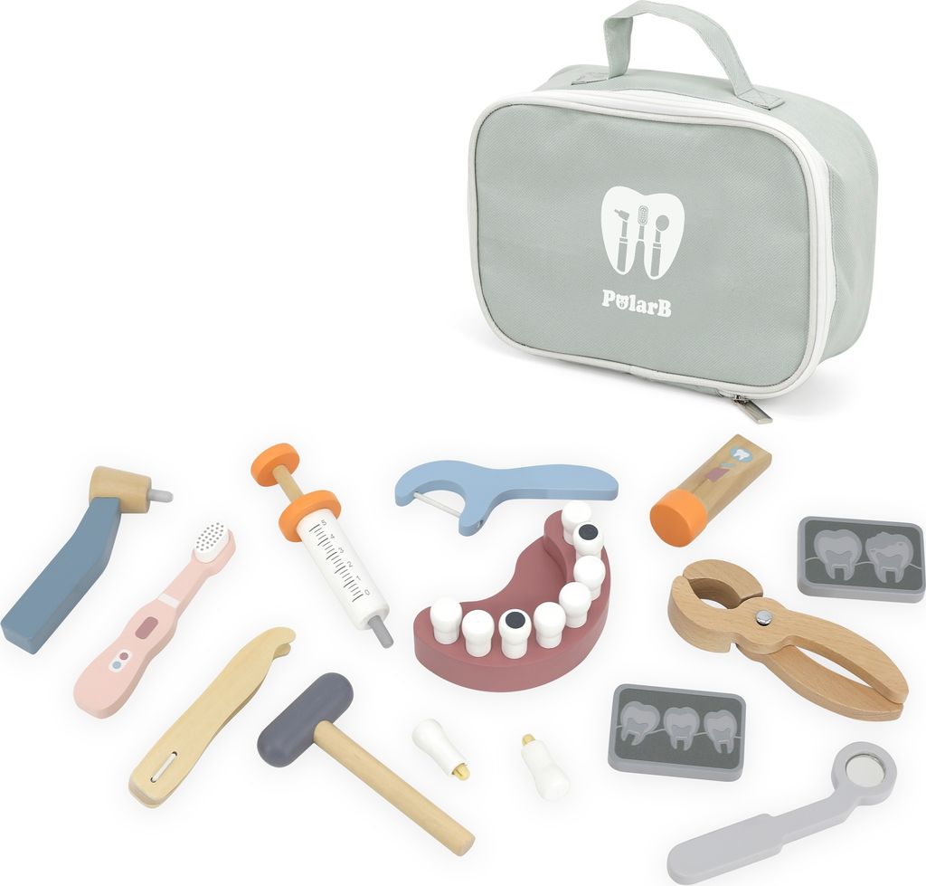 PolarB Dentist set, Holz, Mehrfarbig