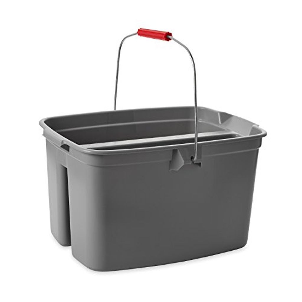 Doppelter Eimer, Rubbermaid - Grau Produktbild 