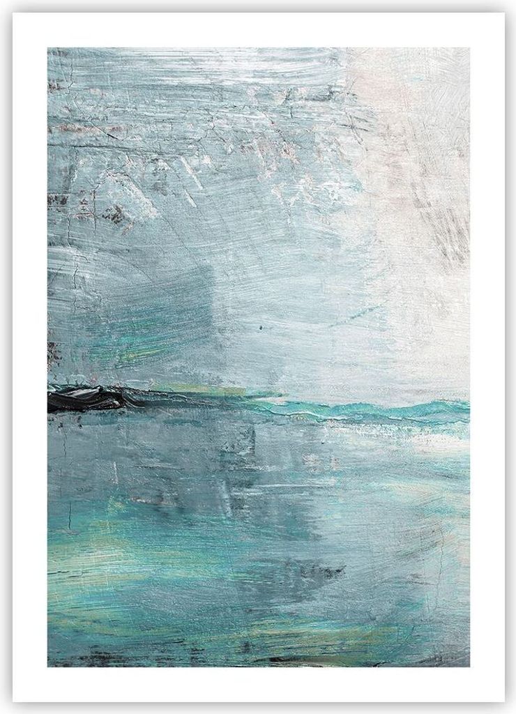 Poster - Poster ohne Rahmen - Abstraktion modern - 50x70 cm - Wand Bild - Wanddeko - Wandbilder - Kunstposter - Wandposter - Bilder - Kunstdruck - ...