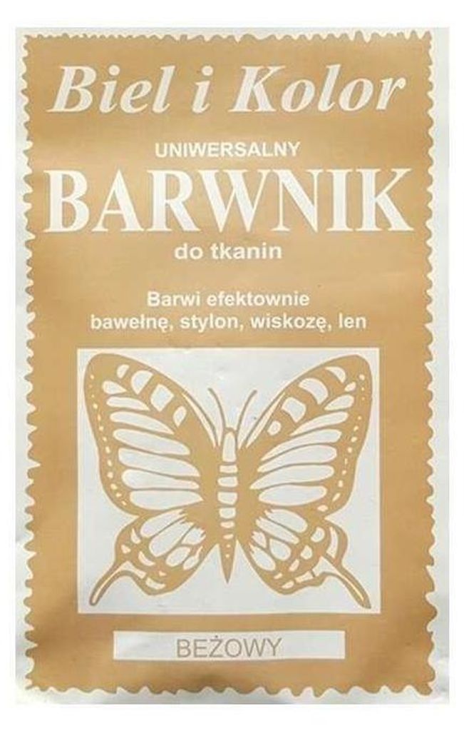 Barwnik do tkanin Motylek (Beżowy) Zdjęcie produktu 