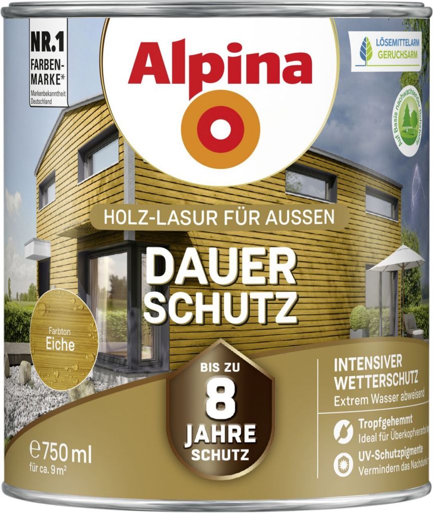 Alpina Dauer-Schutz 0,75 L eiche