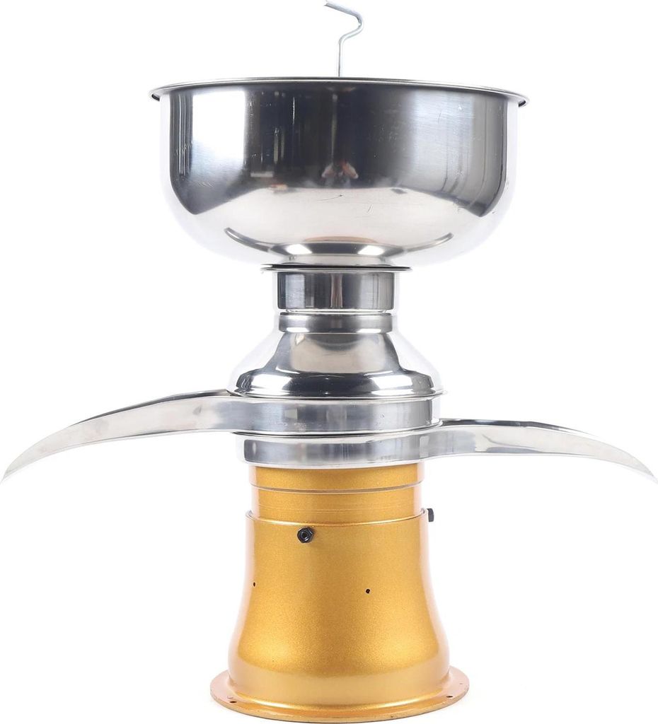 Milchseparator - Elektrischer Rahmabscheider - 50 l/h Kapazität - Zentrifugal - Edelstahl - Gelb