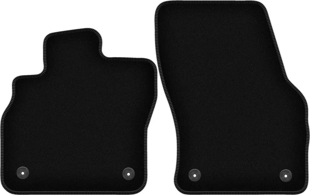 Tappetini Anteriori Velluto Nero Audi Q3 II F3 2018- | Wielganizator 2 pz