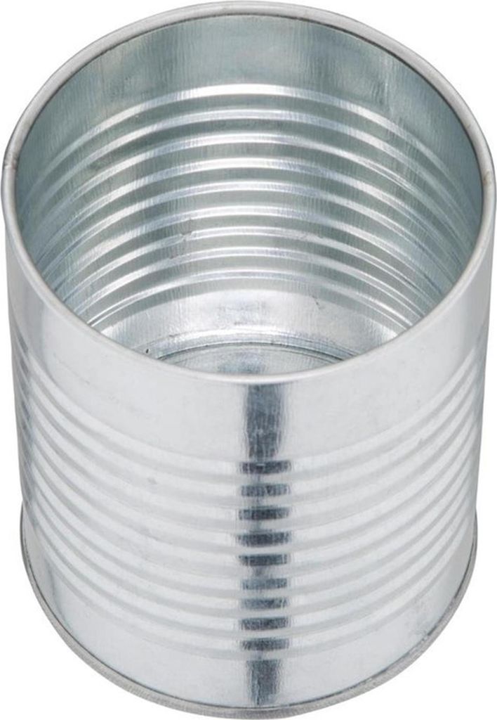 Olympia Frittenbüchse | Stahl | silber | 11 x 9(Ø)cm | 25 Dosen