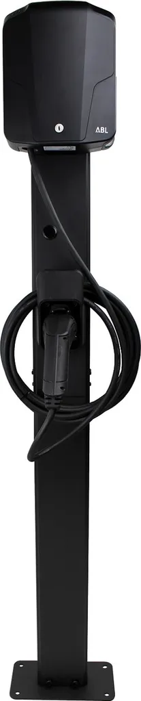 Pied Double en Acier pour Bornes ABL emH1 LDY-POLE-ABL Design Robuste
