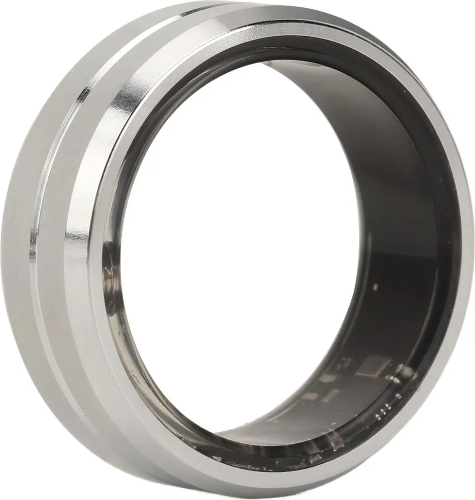 Tracker Santé Discret Smart Ring Argent n° 12 Solution Sommeil IP68