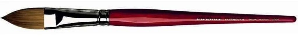 Pinceau da Vinci 5584 Gr 20 Cosmotop-Spin ovale manche rouge lasuré
