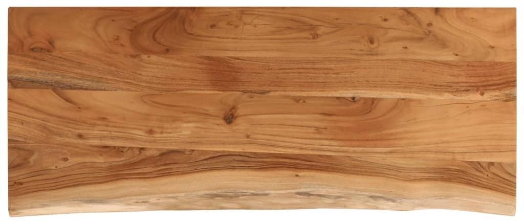 vidaXL Tischplatte 110x40x2,5cm Rechteckig Massivholz Produktbild 