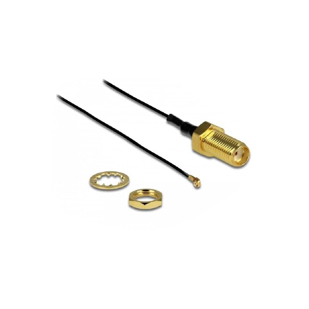 DELOCK HF Kabel HF SMA Bu Einbau > MHF IV/HSC MXHP32 ST