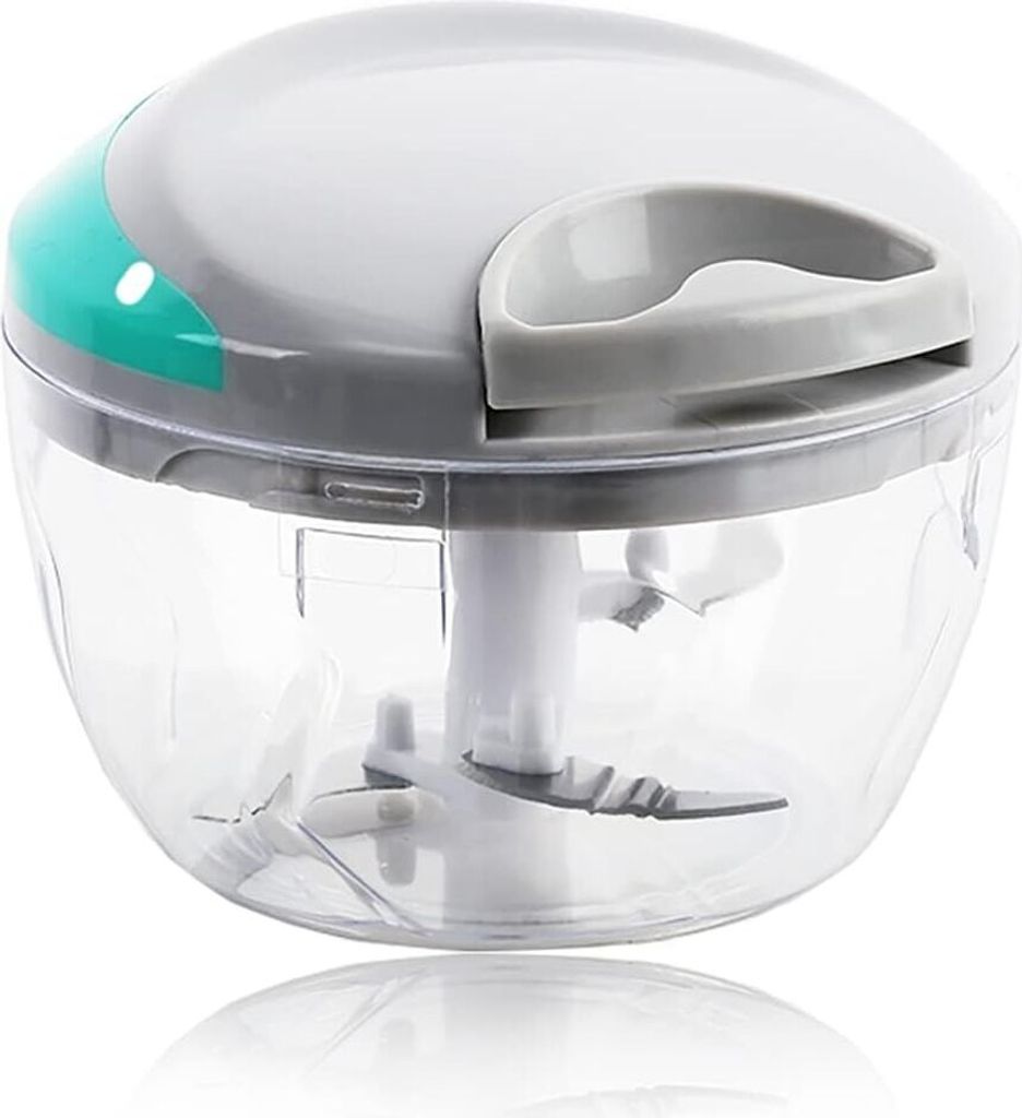 Manueller Lebensmittelzerkleinerer – Gemüsezerkleinerer, Fleischwolf, Mixer zum Zerkleinern von Obst, Gemüse, Nüssen, Kräutern