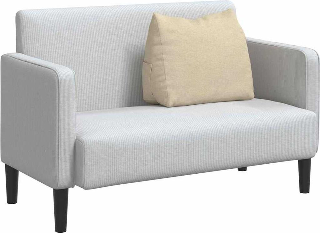 (Design 2026) Rückenkissen Creme 60 x 20 x 50cm Stoff - Dekokissen HOMMIE 199675 - Dekokissen