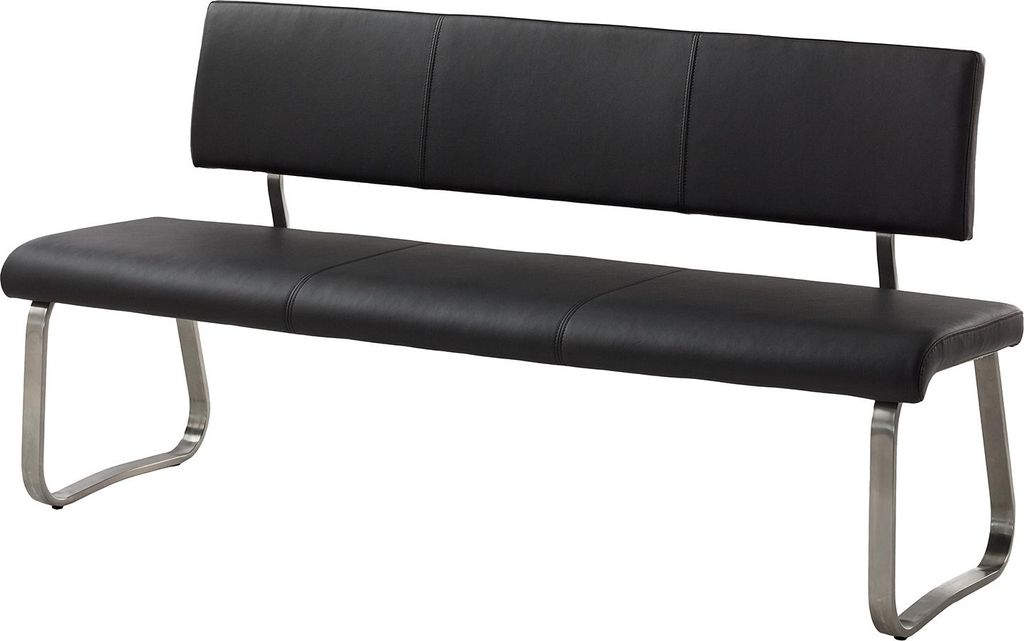 home24 Sitzbank - Metall / Kunstleder Produktbild 