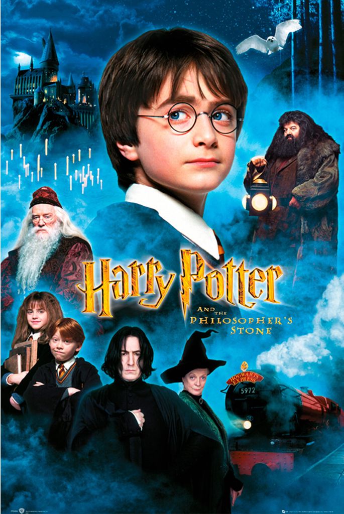 Harry Potter Fantasy-Poster, offiziell lizenziert mit Echtheitssiegel, 61x91,5 cm