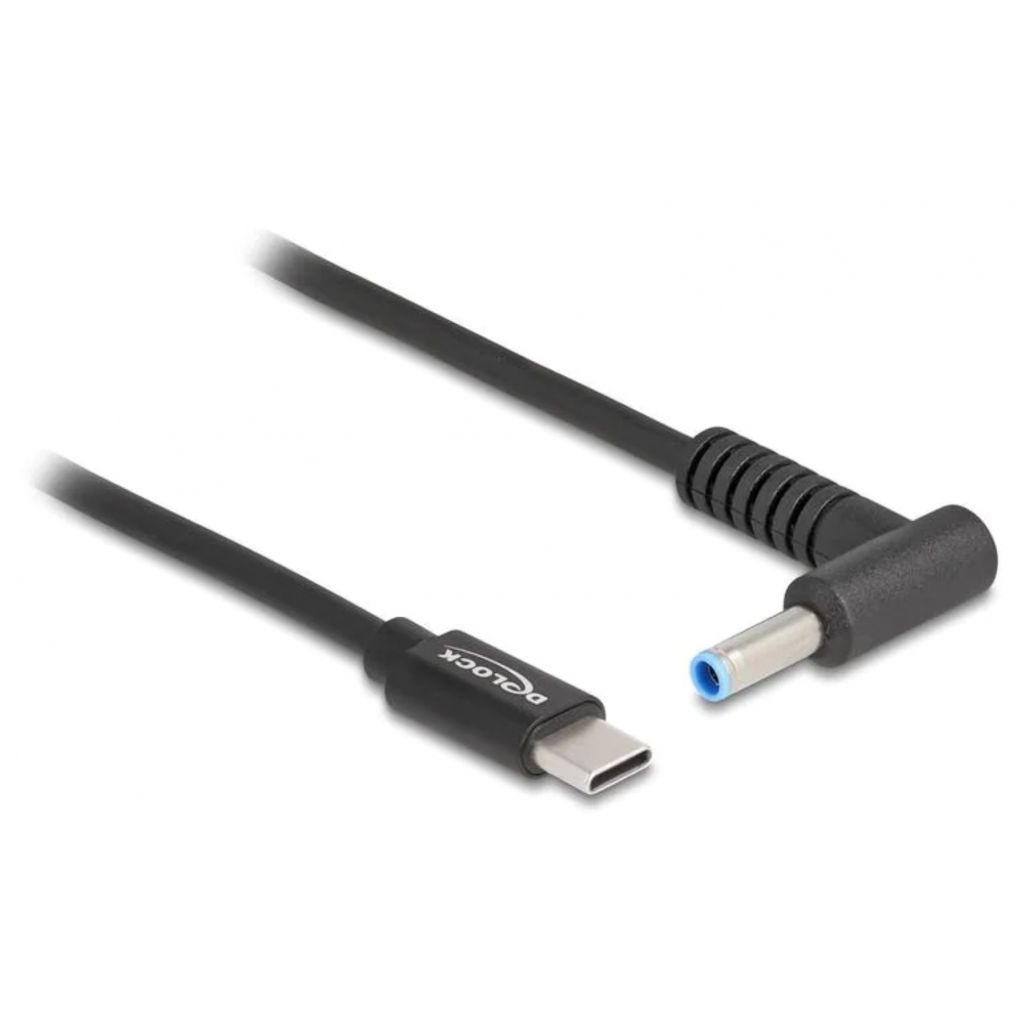 Delock Notebook Ladekabel USB Type-C Stecker zu HP 4,5 x Produktbild 