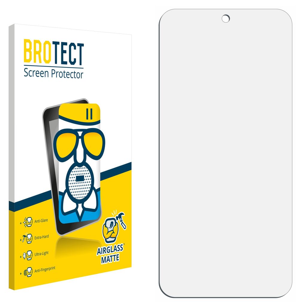 BROTECT Entspiegelungs Schutzglas für Vivo iQOO Z11x Schutzfolie Panzer Folie Glas Display Schutz matt