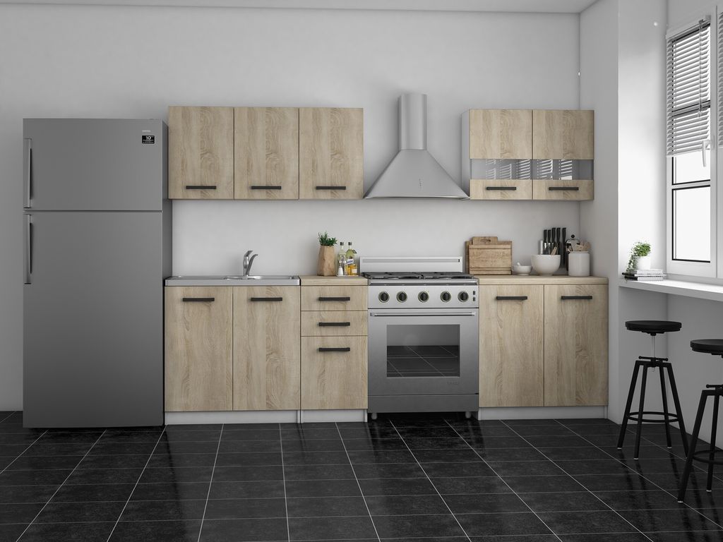 Topeshop KUCHNIA SET SONOMA, Moderní Obrázek produktu 