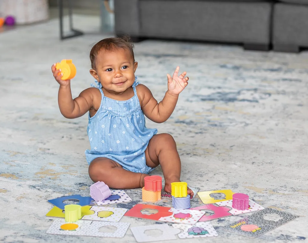 Puzzle sensoriel bébé 24 pièces My First Activity par Infantino Eveil - 2