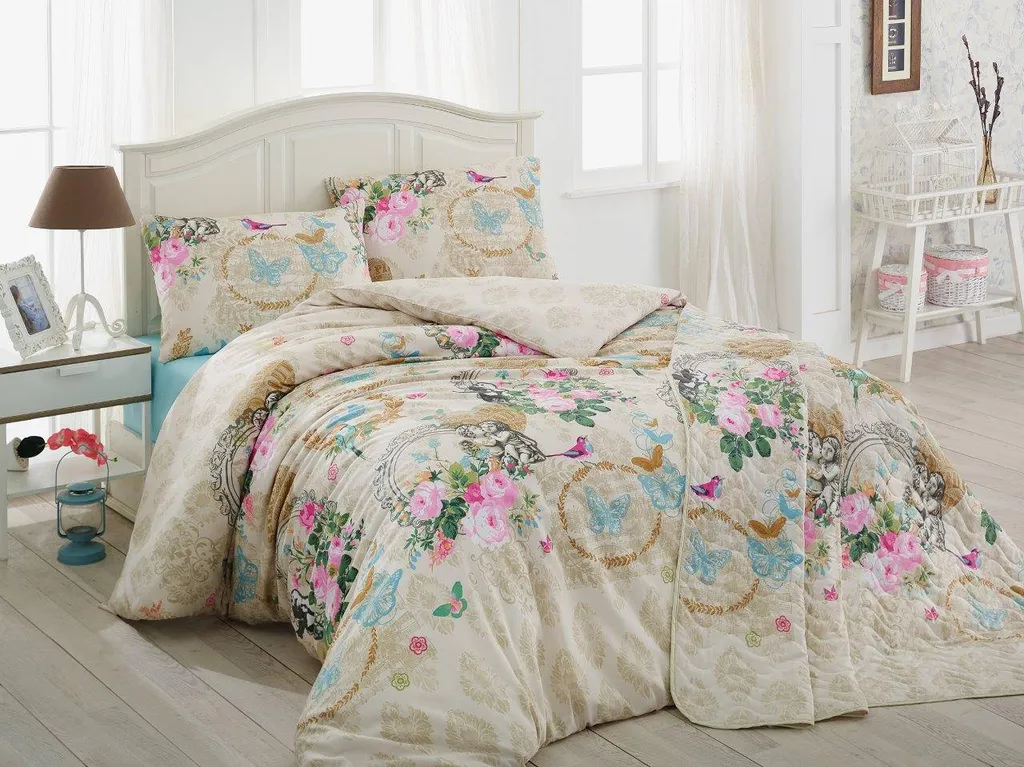 Set Copripiumino 160x220 cm Luxury Edition 3 Pezzi per Camera Letto