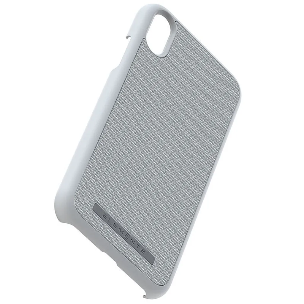 Recensione Custodia Nordic Elements Idun iPhone XR: Grigio Chiaro Tessuto