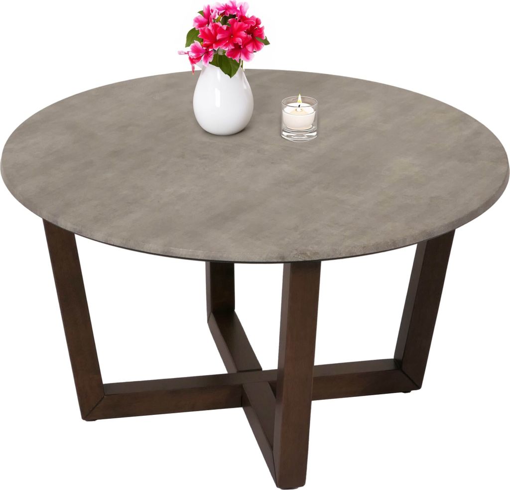 Couchtisch HWC-M61, Beistelltisch Sofatisch, Massiv-Holz Produktbild 