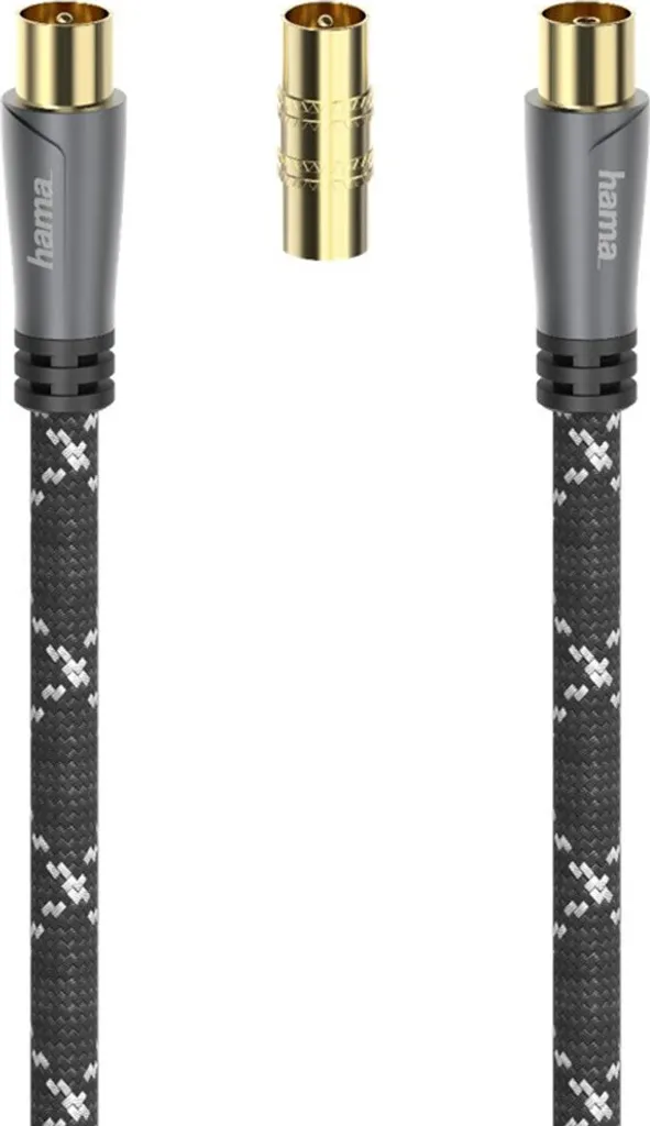 Câble TV coaxial 3m pour brancher décodeur et télévision Hama 7205293