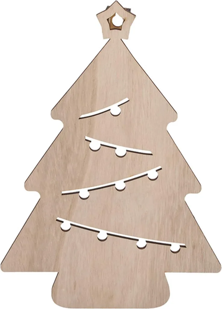 Décoration Murale LED Arbre de Noël Solight 24 Lampes Fonctionne sur Piles