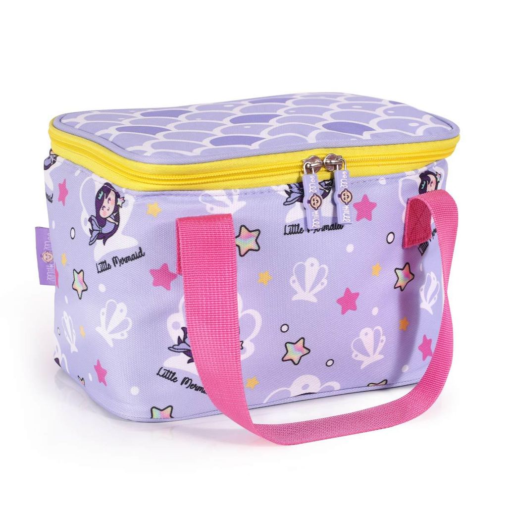 Milk&Moo Lunchbox | Isolierte Lunchtasche | Brotdose | Kühltasche | wasserfest Lunchbag | Kinder Brotbeutel | Lunch Tasche für Grundschule, Kita,...