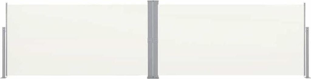 vidaXL Ausziehbare Seitenmarkise 160x600 cm Creme Produktbild 