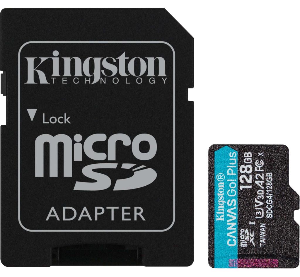 Kingston Technology 128GB microSDXC karta Canvas Go! Plus Obrázek produktu 