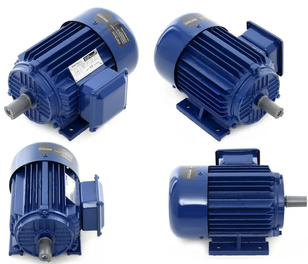 Motore Elettrico 1.1kW 380V Trifase 1400 Giri per Compressore e Industria