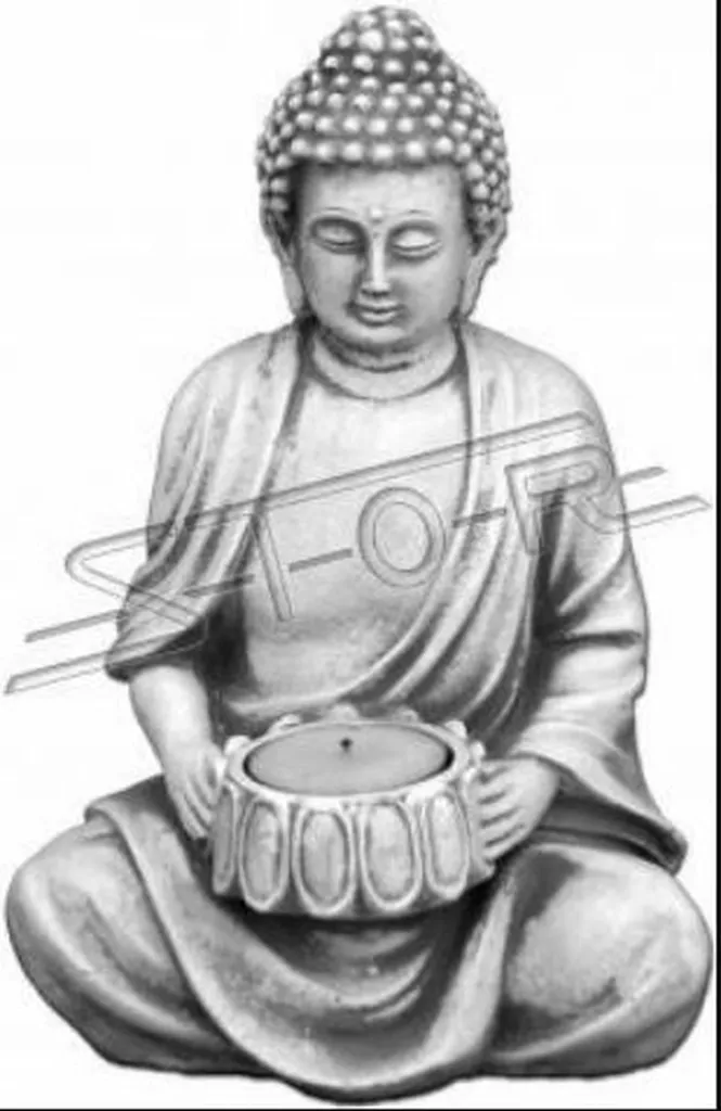 Statue Bouddha 21cm : Transformez votre Intérieur en Havre de Paix