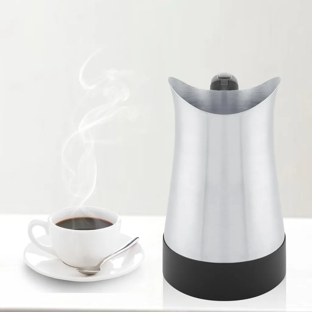 Cafetière expresso électrique compacte 270ml pour un café riche et pur