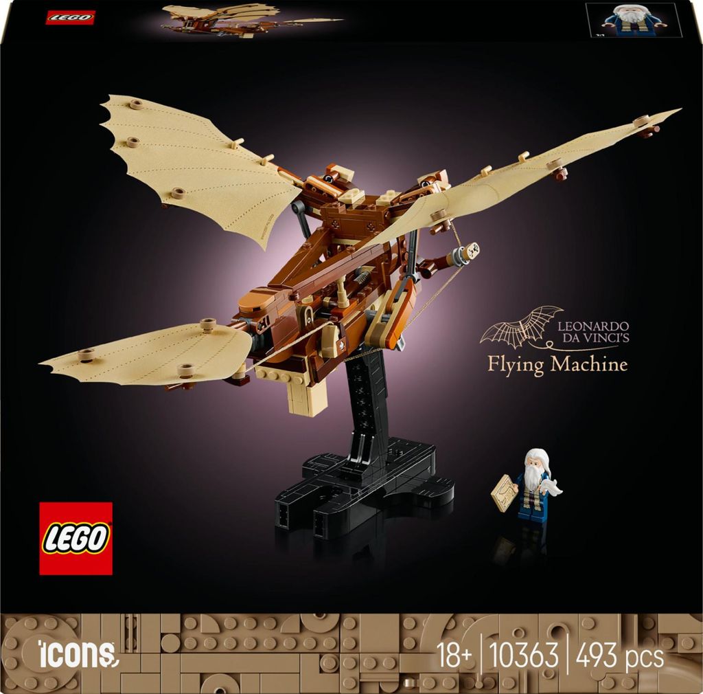 LEGO Icons Macchina Volante Leonardo da Vinci Set Immagine del prodotto 