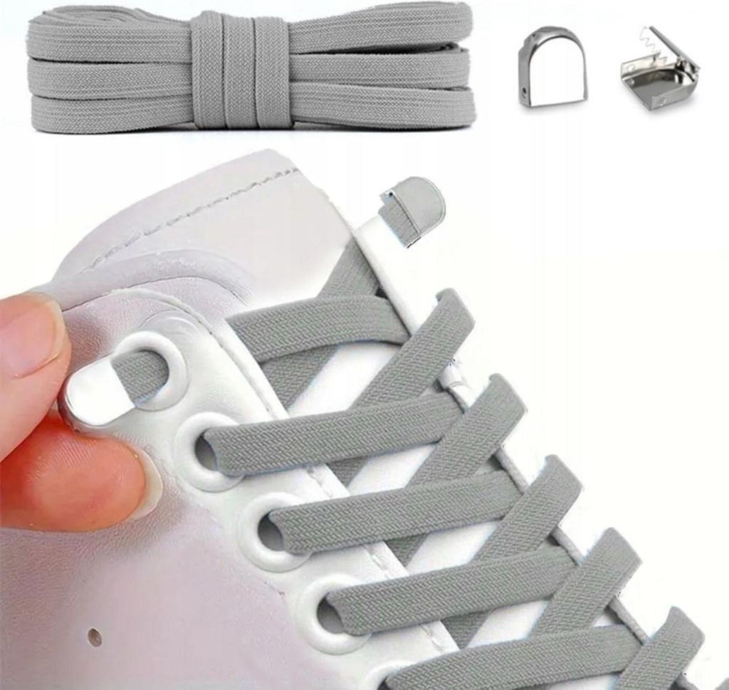 Lacci per scarpe - senza legatura - in gomma - lacci Immagine del prodotto 