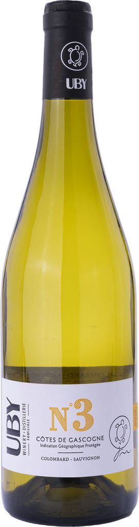 Uby No. 3 Colombard Sauvignon Côtes de Gascogne IGP 2025 Image du produit 