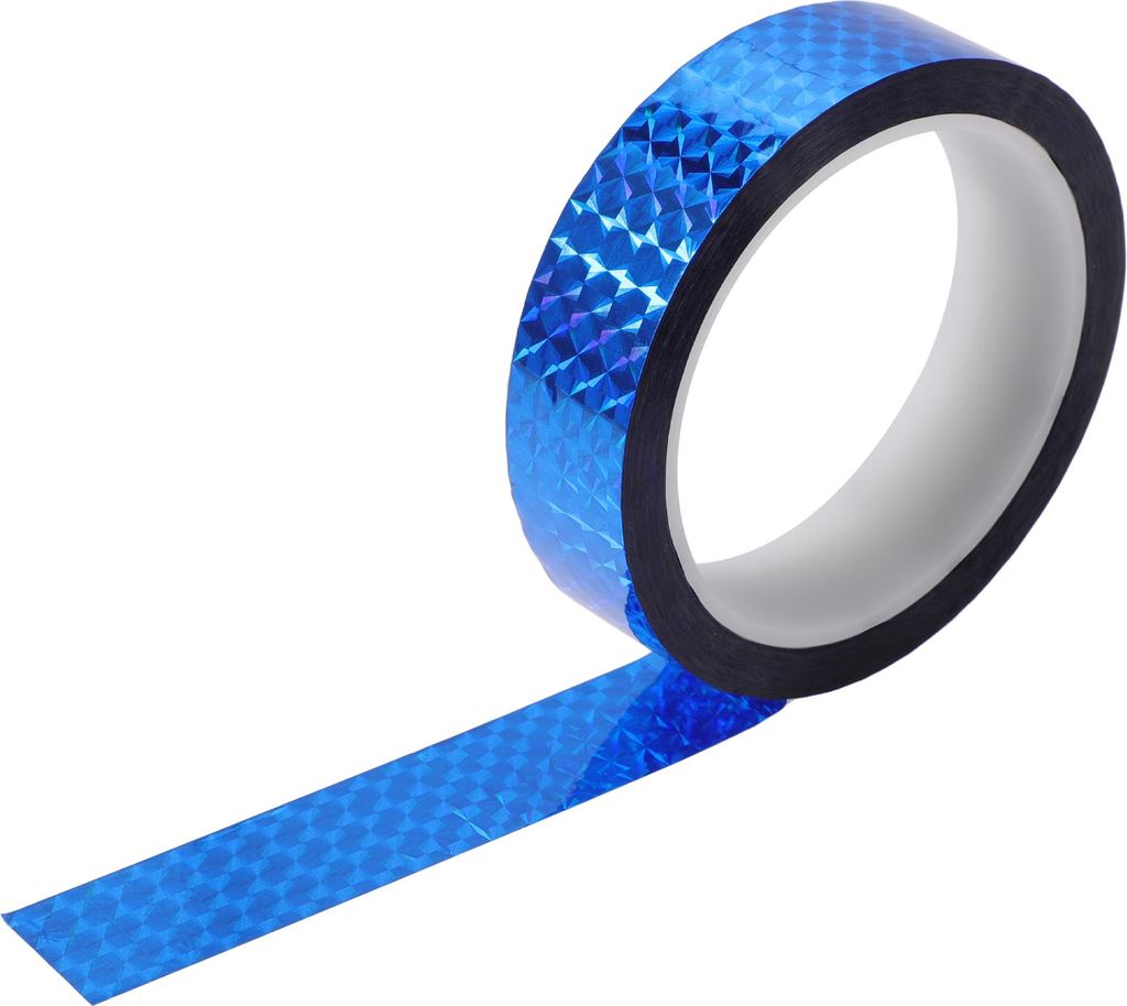 1 Rolle Universal Air-Release Klebeband Holographisches Automotive Zierstreifenband Blau 0,87"x164,04ft