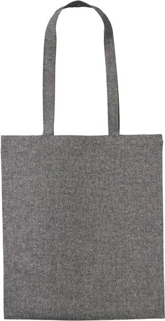 Shopper Cotone Riciclato Nutshell RW9170 Nero Marl - Borsa Eco-Friendly