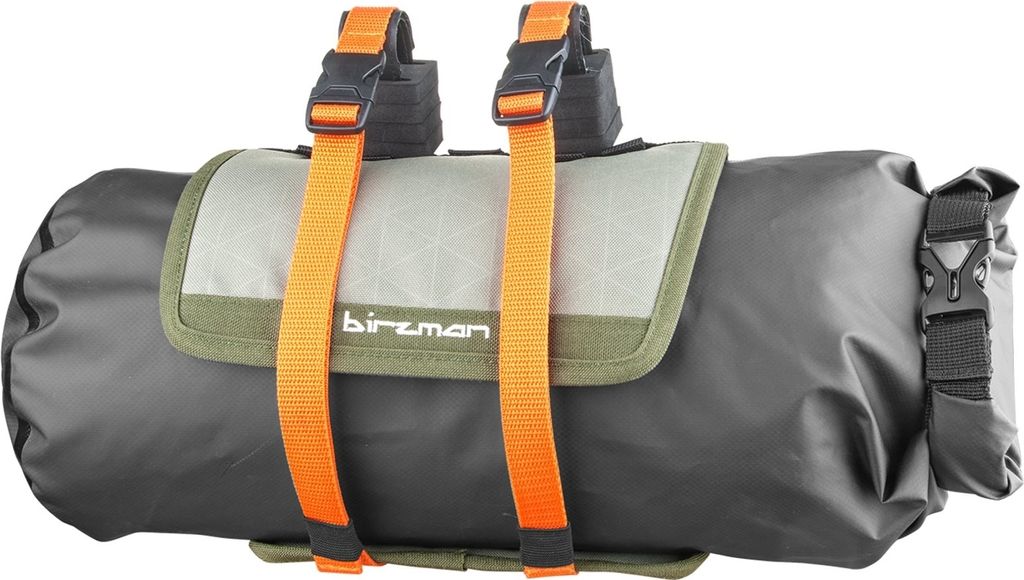 Birzman Packman Handlebar Pack 9,5L Olive - Wasserdichte Lenkertasche für Bik...
