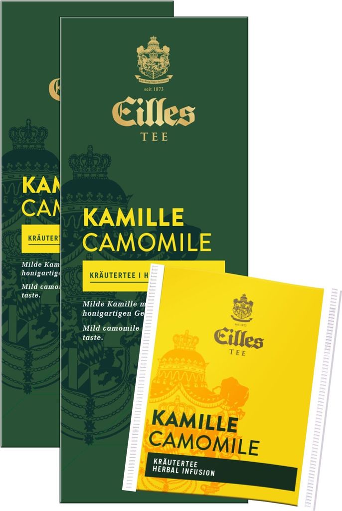 EILLES TEE Teebeutel Kamille, Sparpack mit 2x25er Box Produktbild 