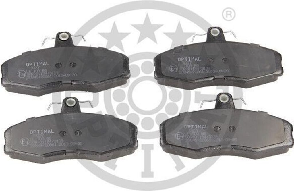 OPTIMAL Bremsbeläge Satz Vorne Bremsklötze für VW Caddy II Pickup (9U7) BP-09337