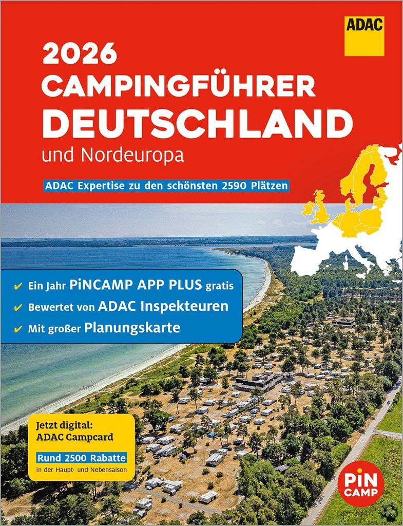 ADAC Campingführer Deutschland/Nordeuropa 2026 Produktbild 