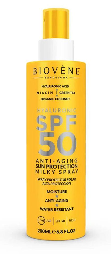 Sonnenmilch Biovène HYALURONIC ANTI-AGING Spf 50 200 ml Produktbild 