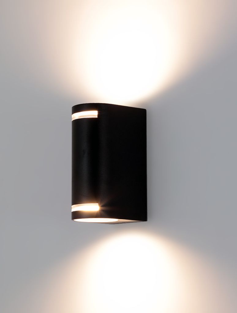 Wandleuchte Eingang Wandlampe 2x GU10 Außenwandlampe IP54 Up Down Lampe ALTES.B Aussenbeleuchtung